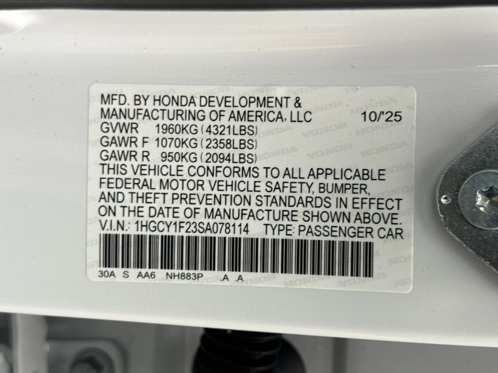 New 2025 Honda Accord LX image 28