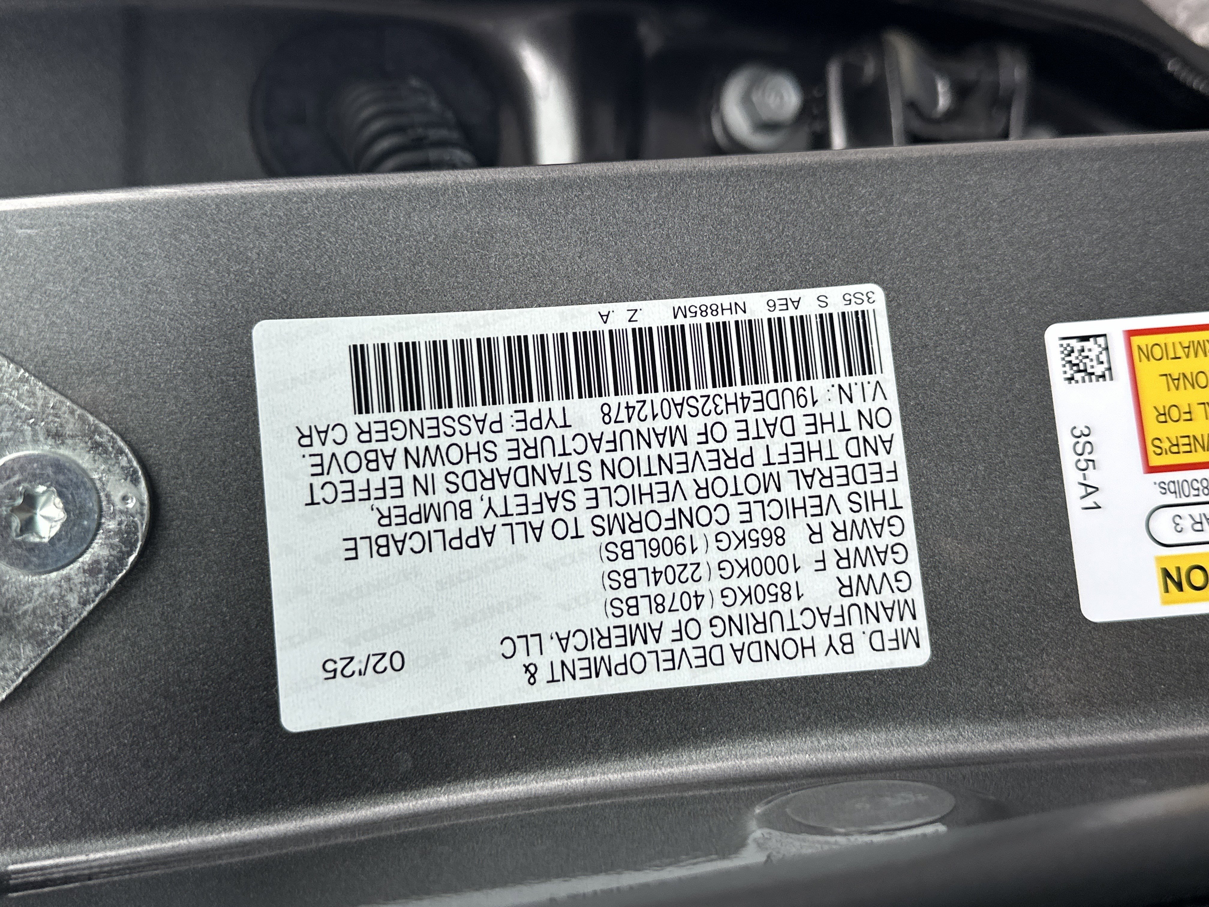 Certified 2025 Acura Integra A-Spec FWD image 38