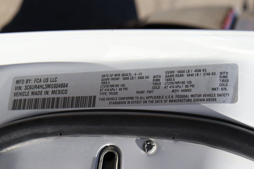 Used 2021 RAM 2500 Tradesman w/ Chrome Appearance Group image 53