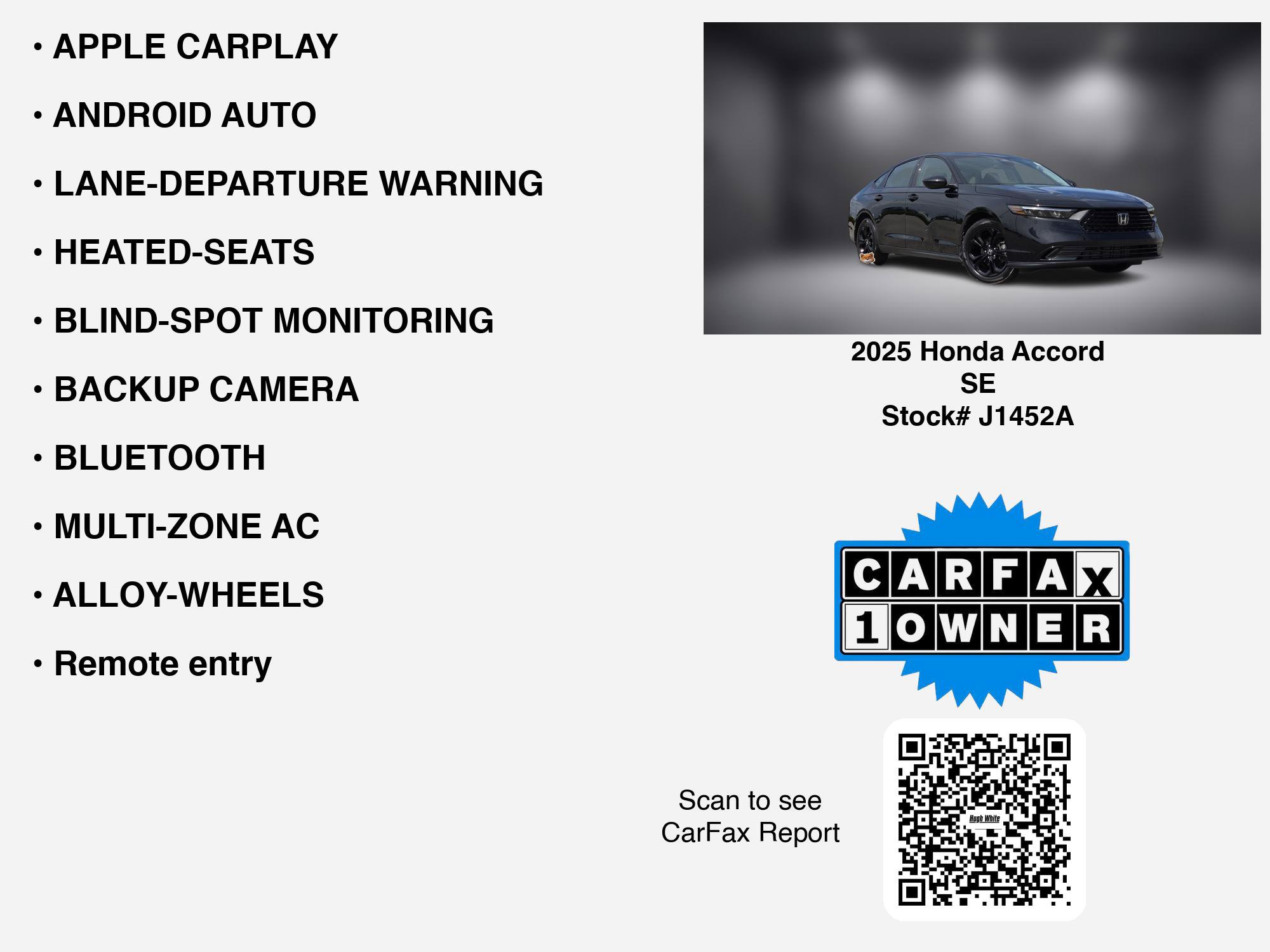 Used 2025 Honda Accord SE image 7
