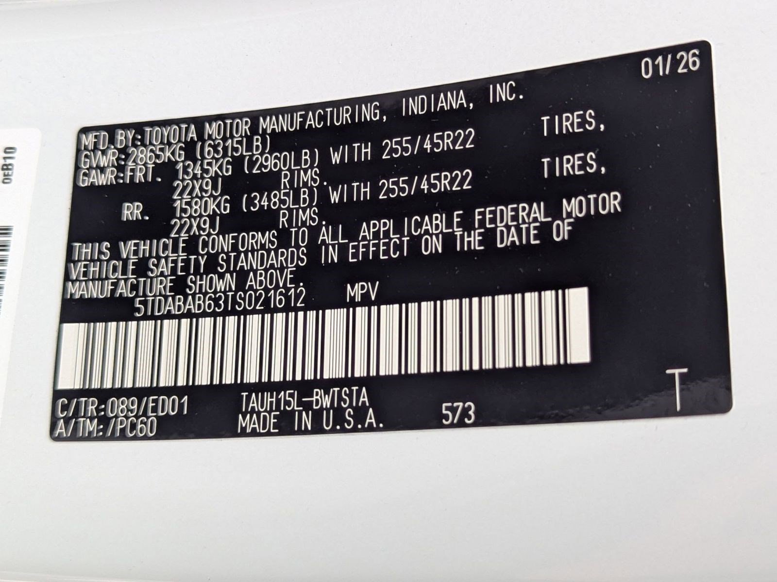 New 2026 Lexus TX 500h TX 500h F SPORT Performance Pr image 16