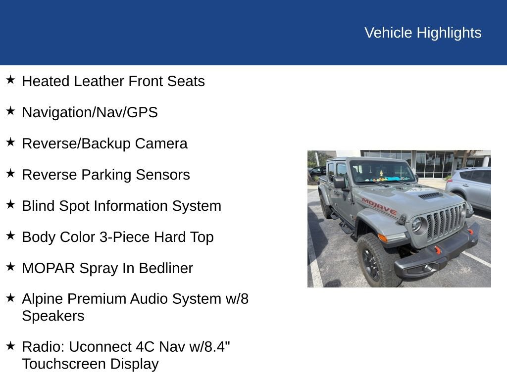 Used 2021 Jeep Gladiator Mojave image 9