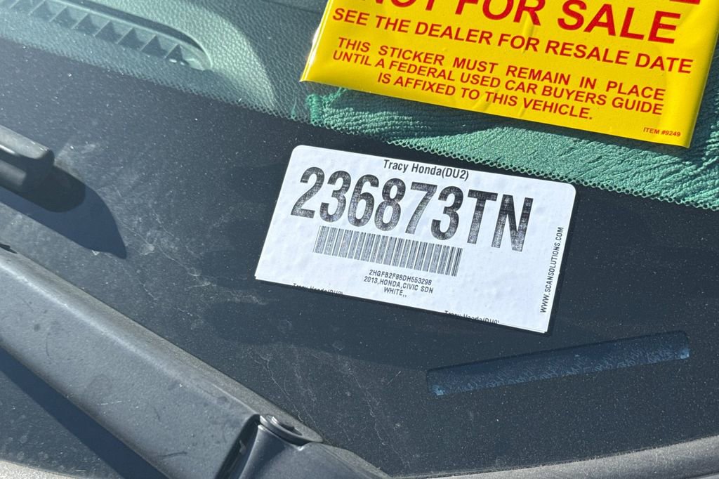 Used 2013 Honda Civic EX image 3