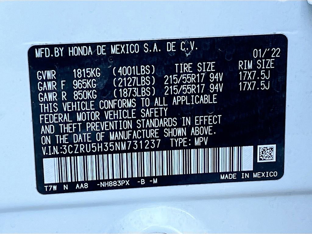 Used 2022 Honda HR-V LX image 29