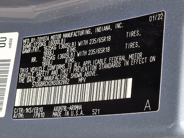 Used 2022 Toyota Highlander XLE AWD/4WD image 26