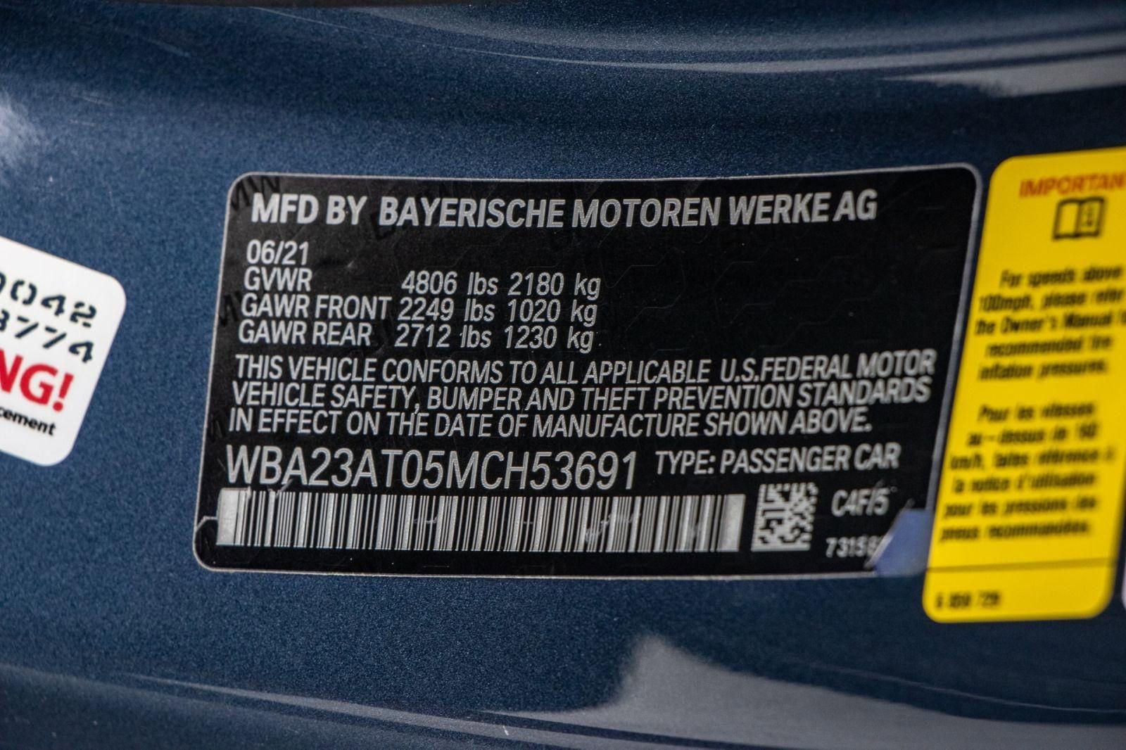 Used 2021 BMW 430i Convertible w/ Premium Package 2 image 32