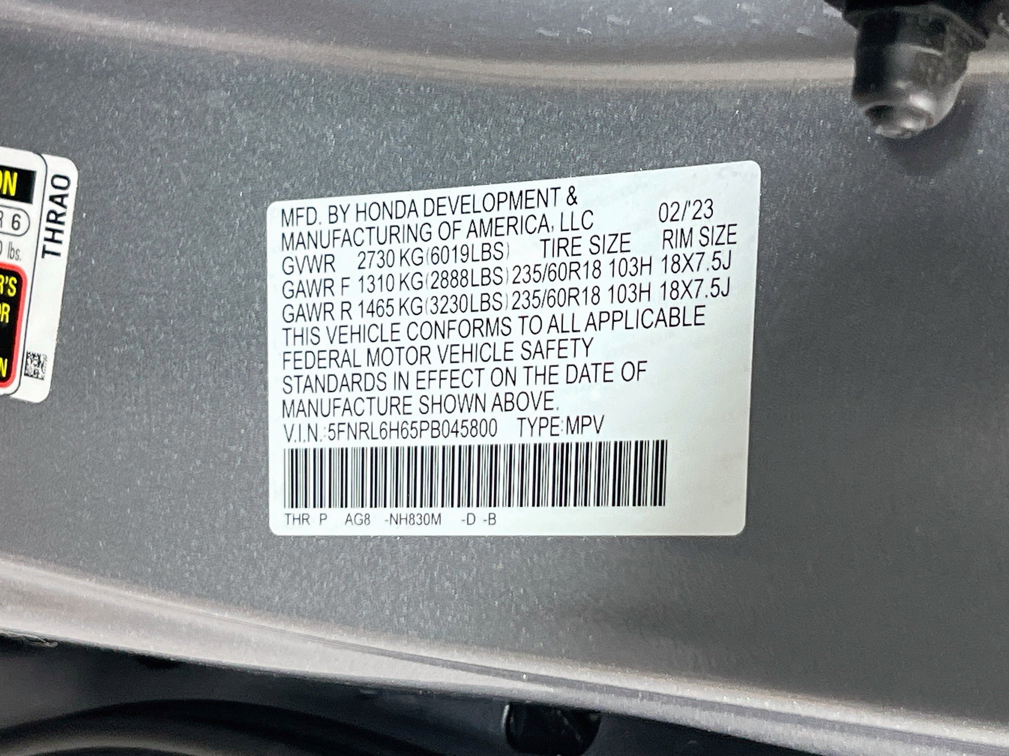 Used 2023 Honda Odyssey EX-L image 33