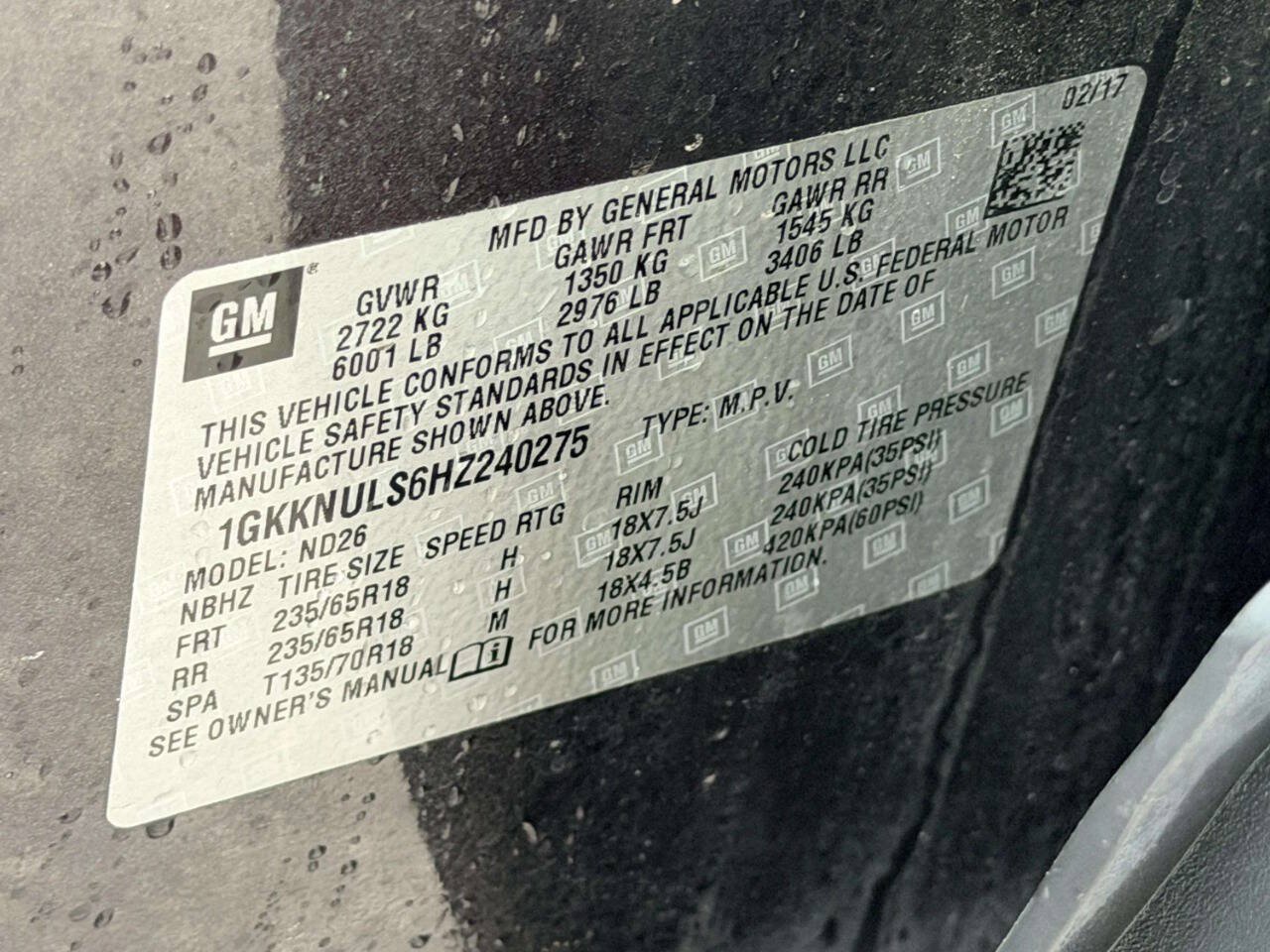 Used 2017 GMC Acadia SLT w/ LPO, Floor Liner Package AWD/4WD image 21