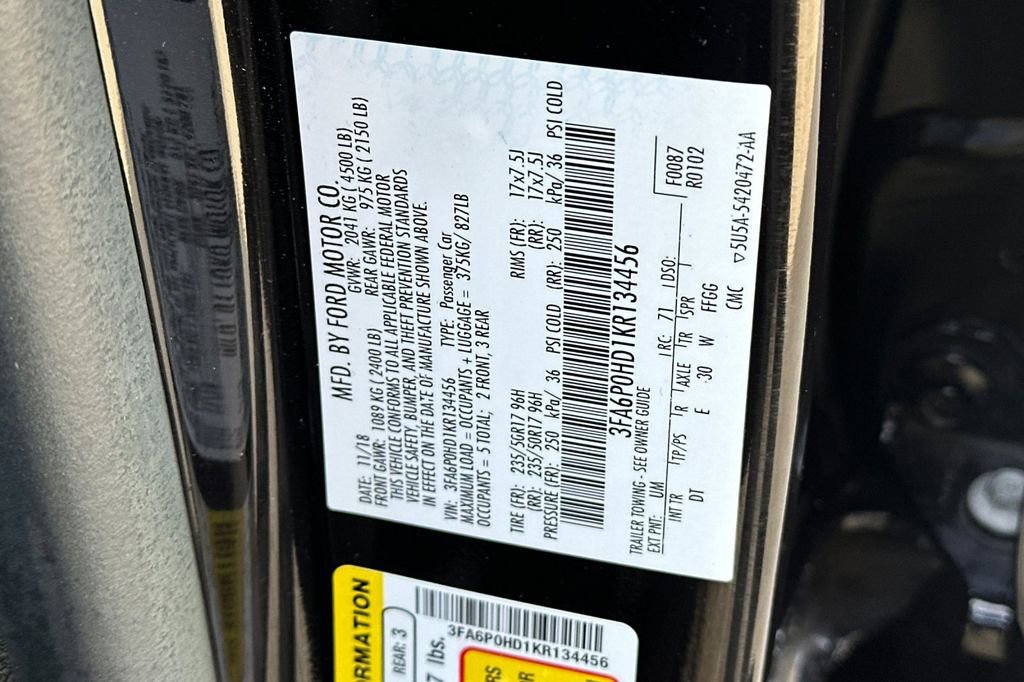 Used 2019 Ford Fusion SE image 30