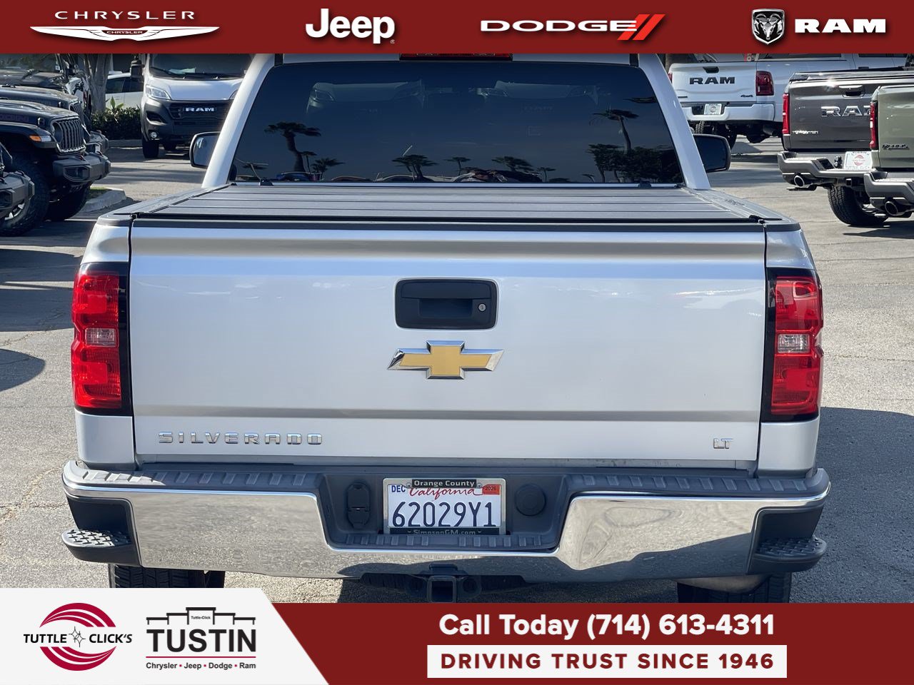 Used 2015 Chevrolet Silverado 1500 LT w/ Trailering Package RWD image 5