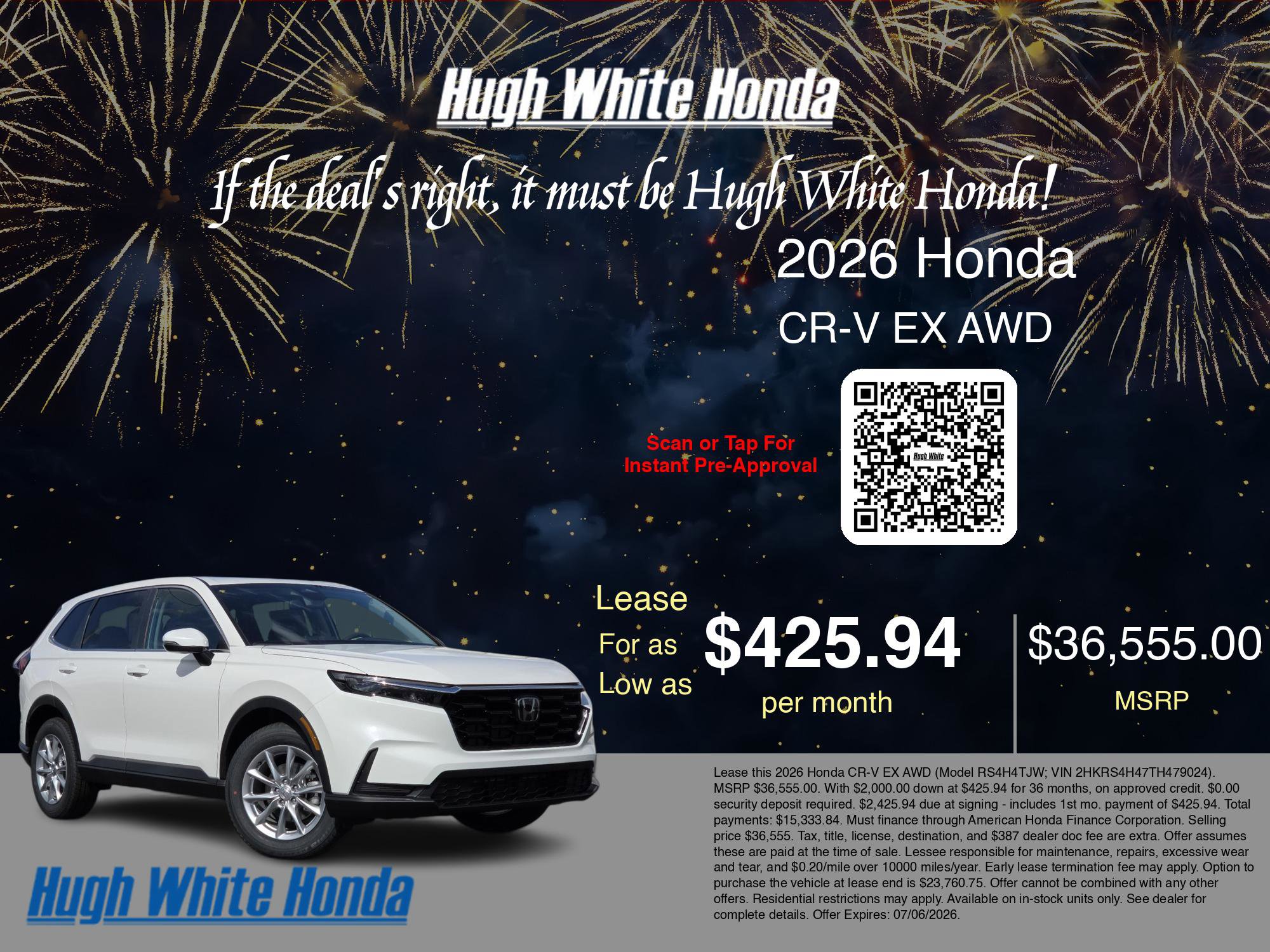 New 2026 Honda CR-V EX image 3