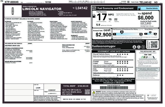 New 2026 Lincoln Navigator L Reserve AWD/4WD image 4