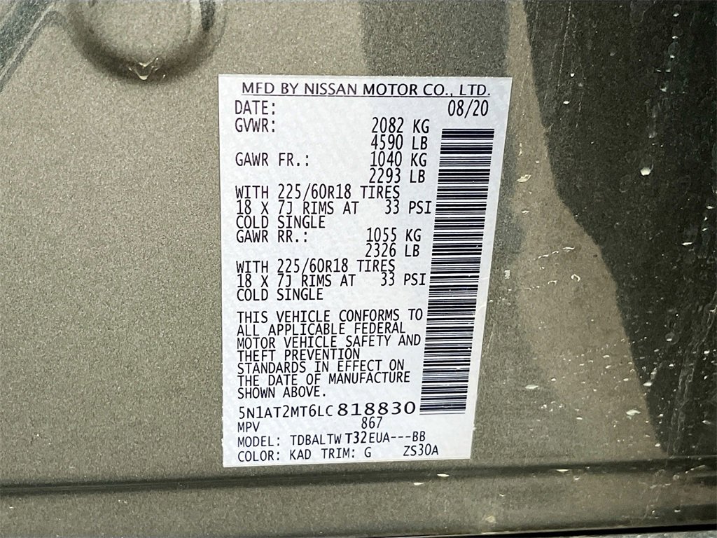 Used 2020 Nissan Rogue SV w/ Premium Package image 33