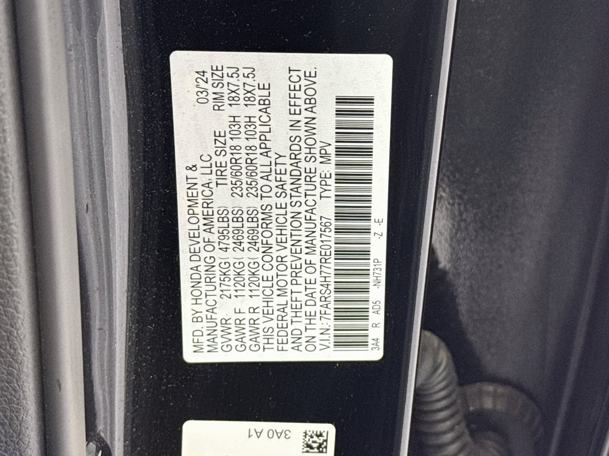 Certified 2024 Honda CR-V EX-L image 32