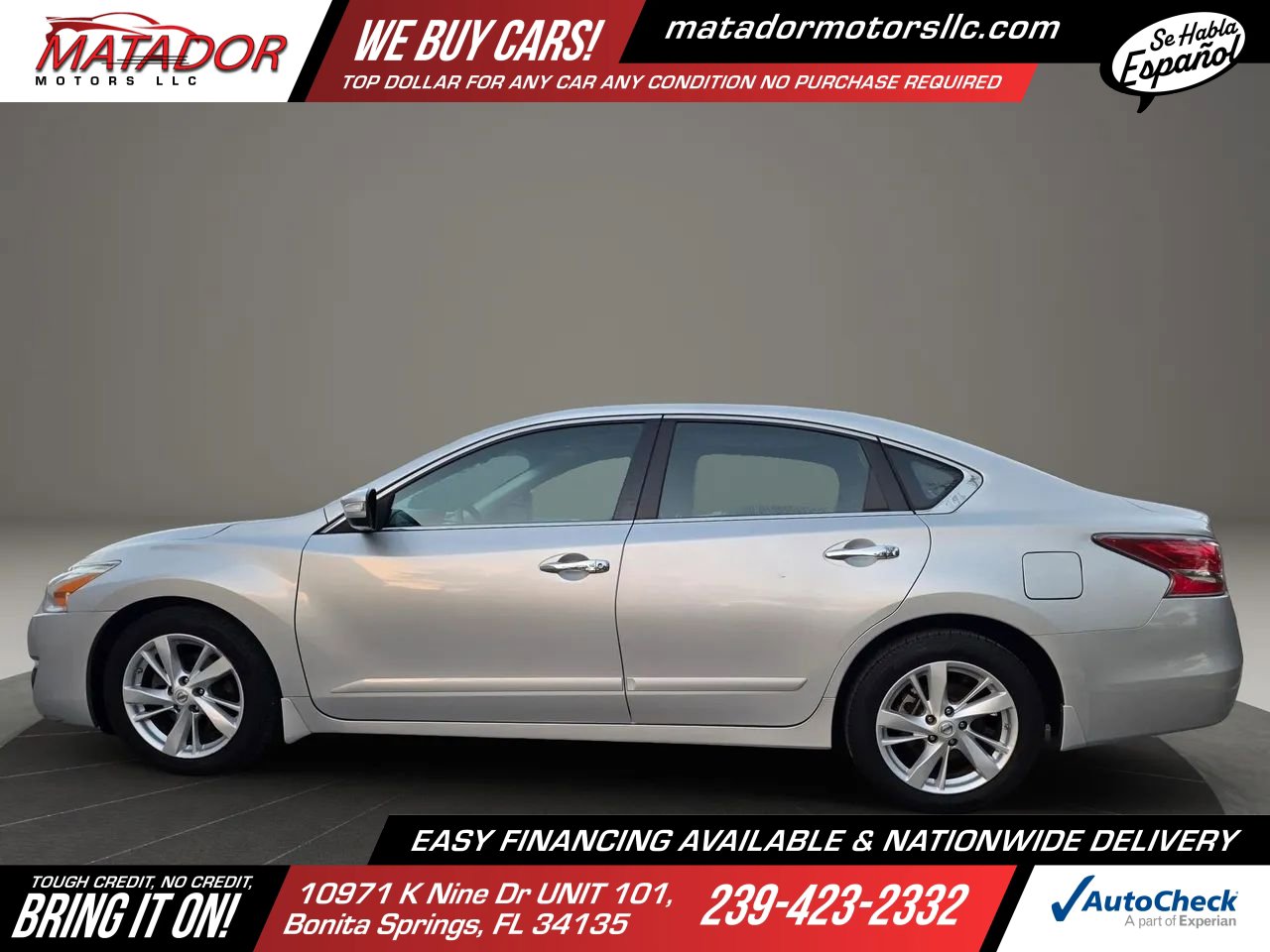 Used 2015 Nissan Altima 2.5 SV w/ Convenience Package FWD image 8
