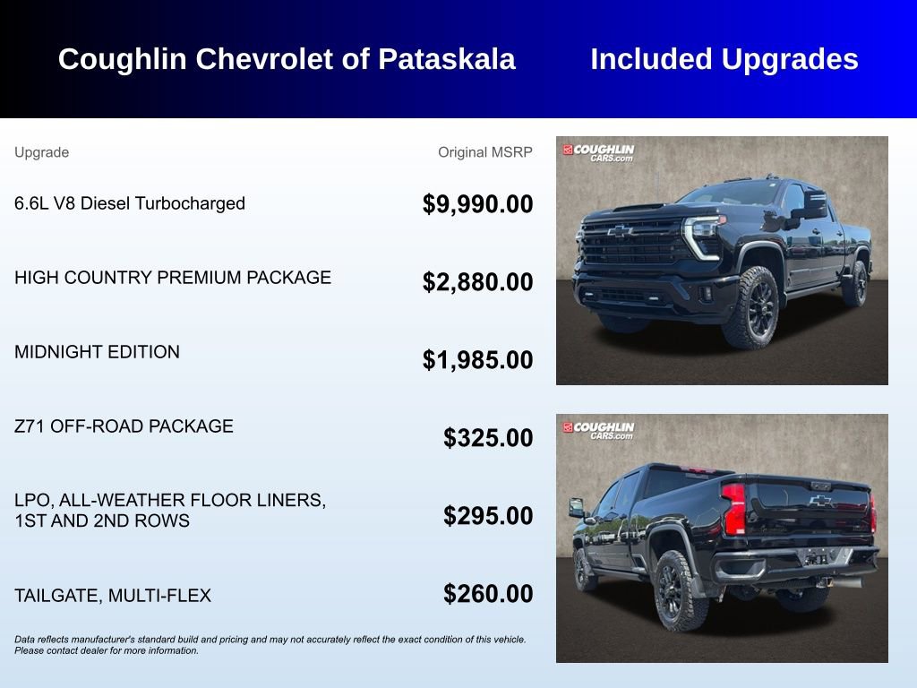 Used 2025 Chevrolet Silverado 3500 High Country w/ High Country Premium Package AWD/4WD image 3