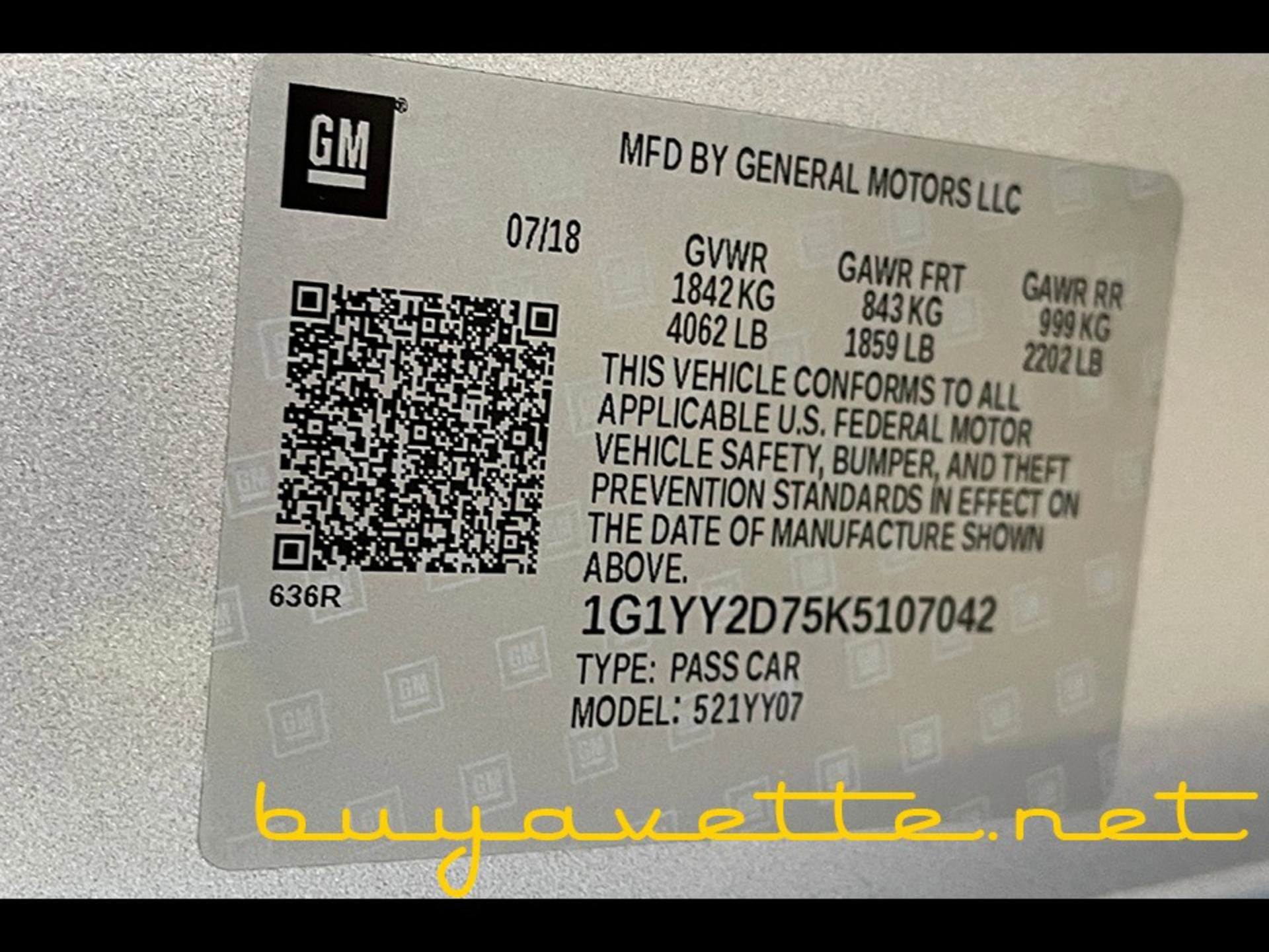 Used 2019 Chevrolet Corvette Grand Sport image 26