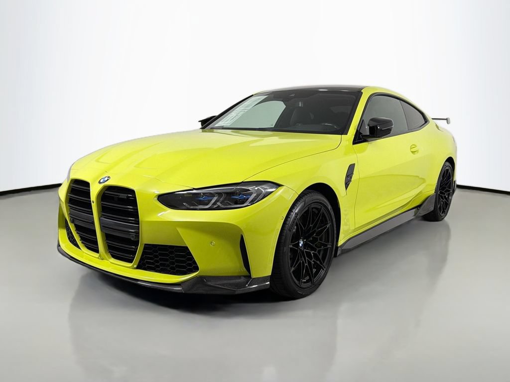 Used 2021 BMW M4 Coupe w/ Executive Package RWD image 1