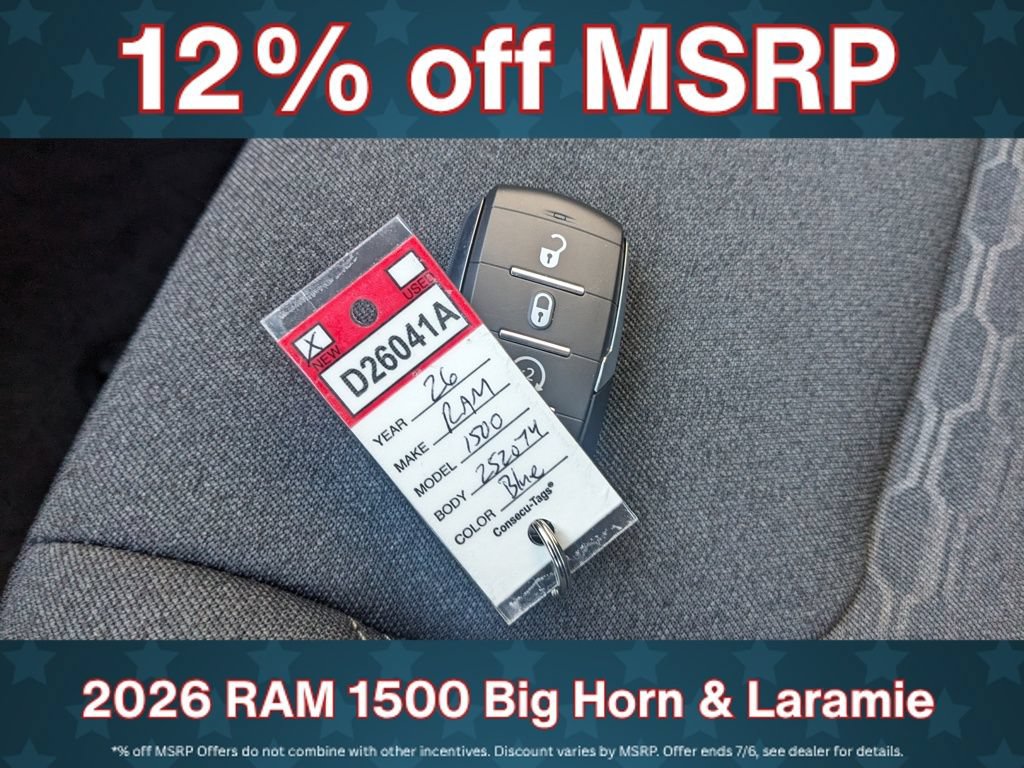 New 2026 RAM 1500 Big Horn w/ Night Edition AWD/4WD image 33