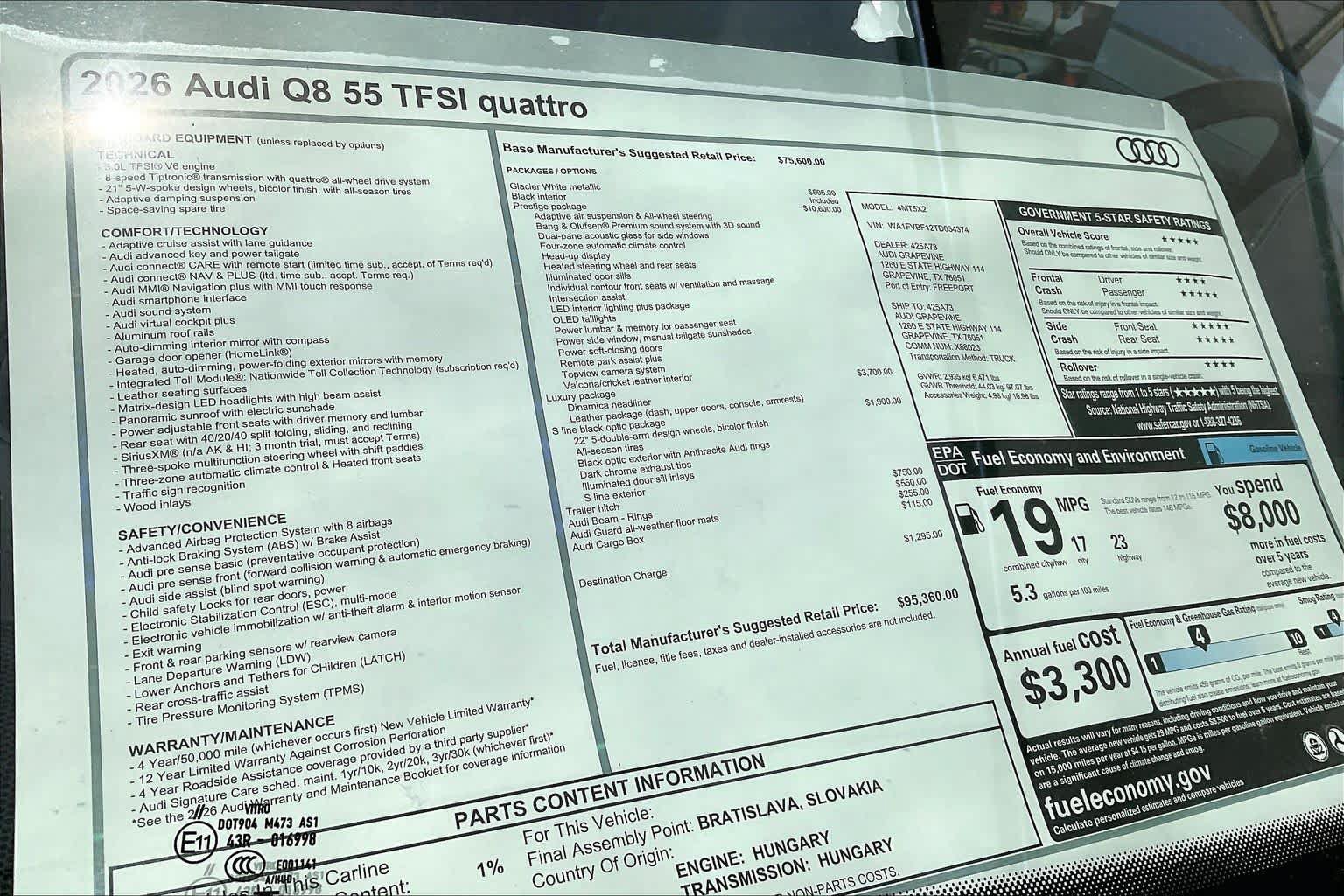 New 2026 Audi Q8 Prestige AWD/4WD image 19
