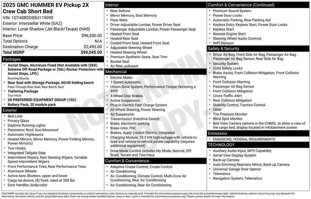 New 2025 GMC Hummer EV 2X image 38