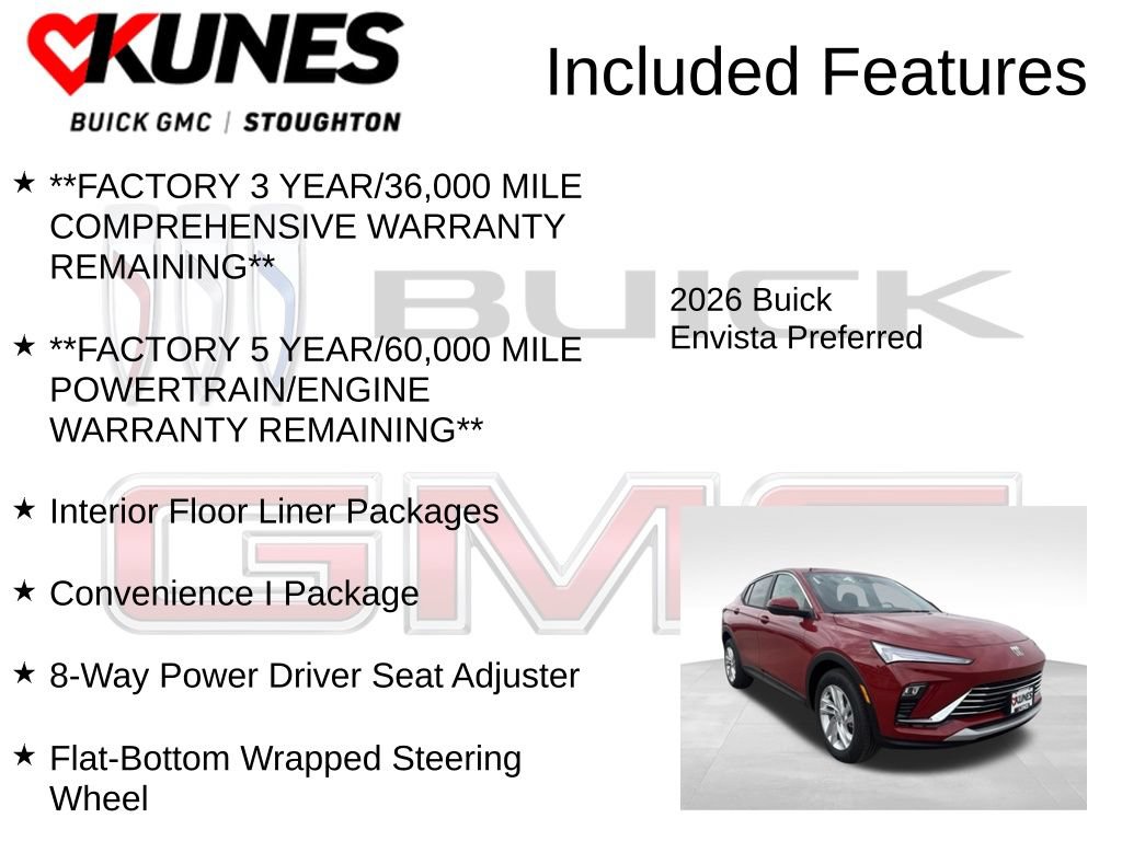 New 2026 Buick Envista Sport Touring w/ Convenience I Package FWD image 3