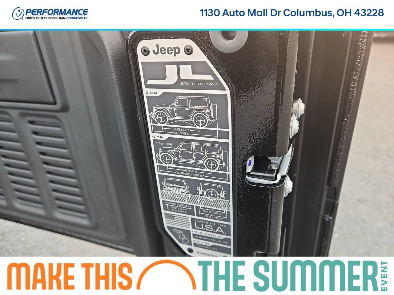 New 2026 Jeep Wrangler Unlimited Sport AWD/4WD image 13