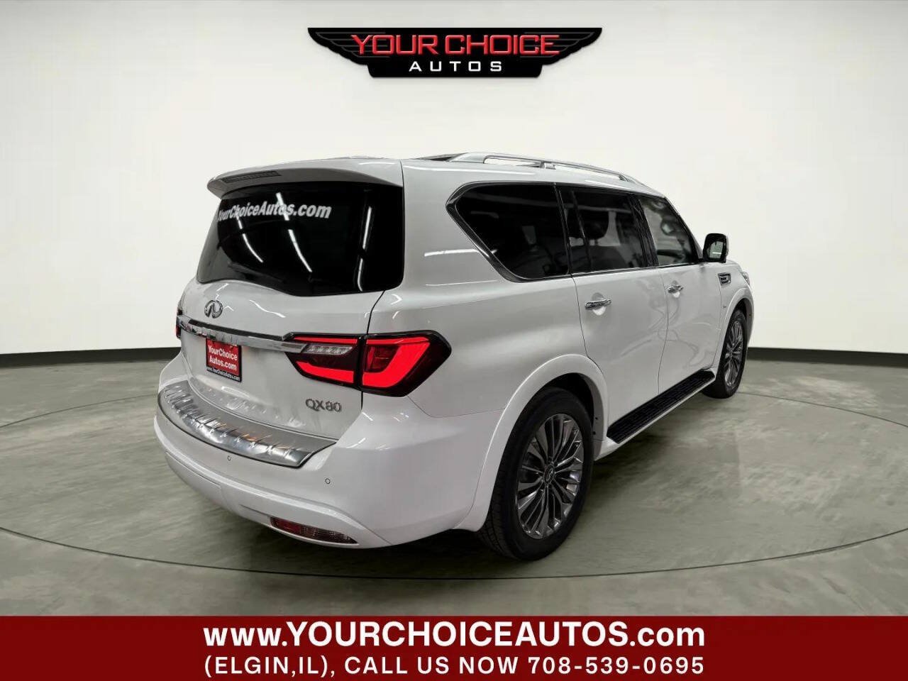 Used 2019 INFINITI QX80 Luxe w/ 22" Wheel Package AWD/4WD image 9