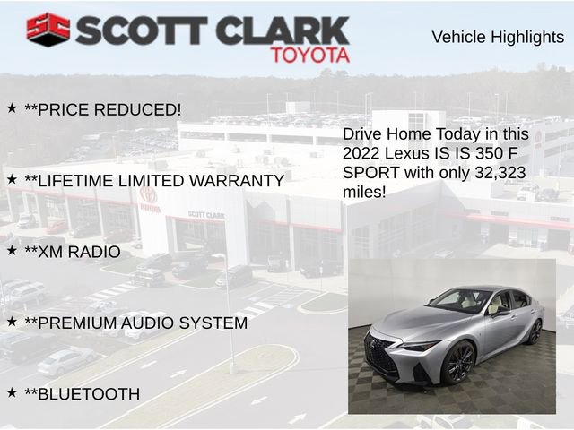 Used 2022 Lexus IS 350 F Sport image 12
