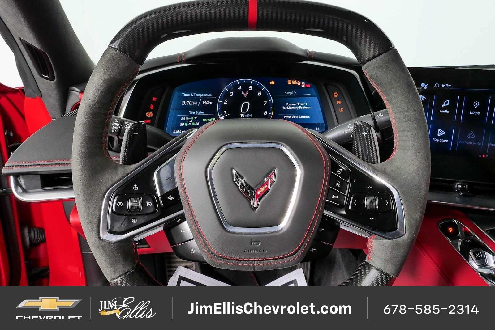 Used 2024 Chevrolet Corvette Z06 w/ Chrome Exterior Badge Package RWD image 9