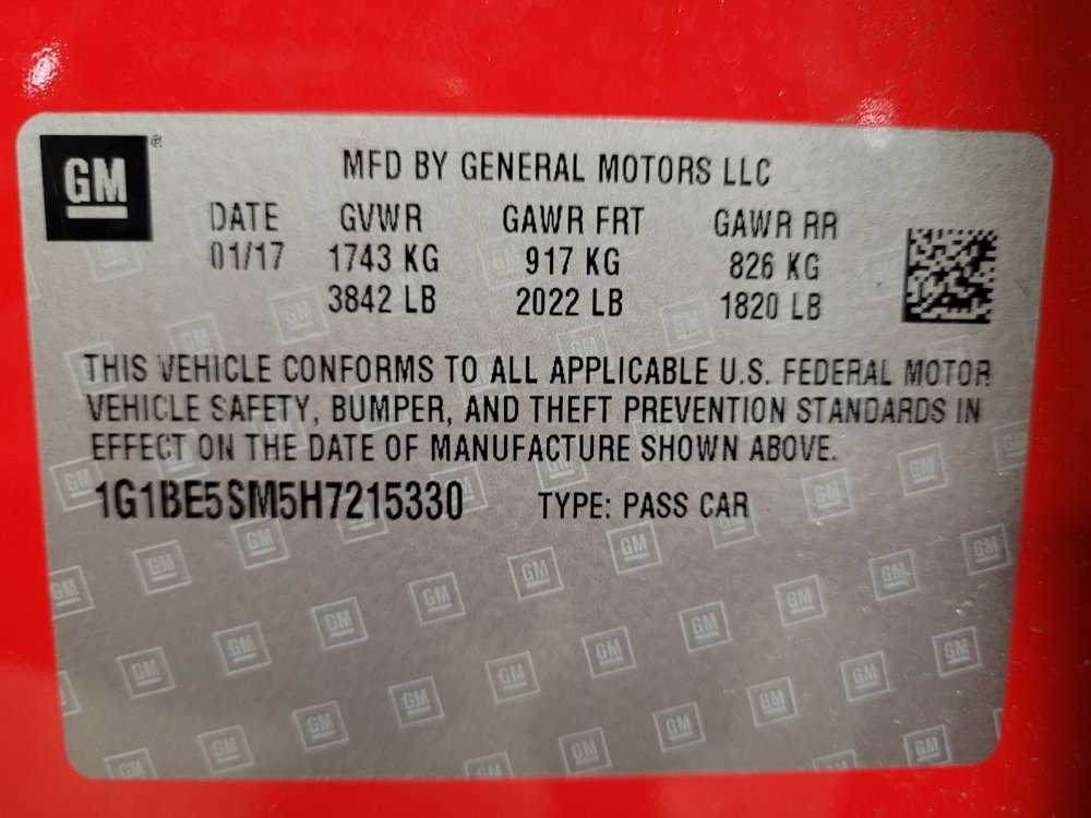 Used 2017 Chevrolet Cruze LT w/ Convenience Package FWD image 33