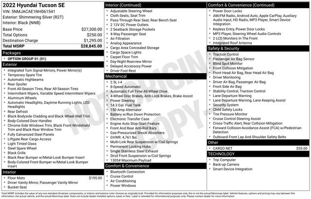 Used 2022 Hyundai Tucson SE image 2