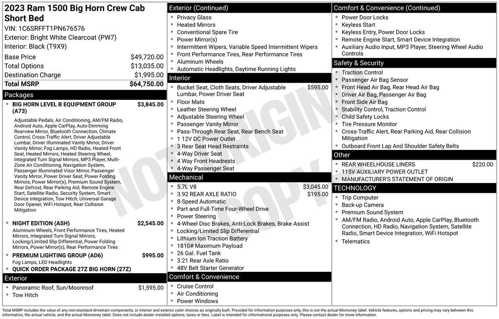 Used 2023 RAM 1500 Big Horn image 4