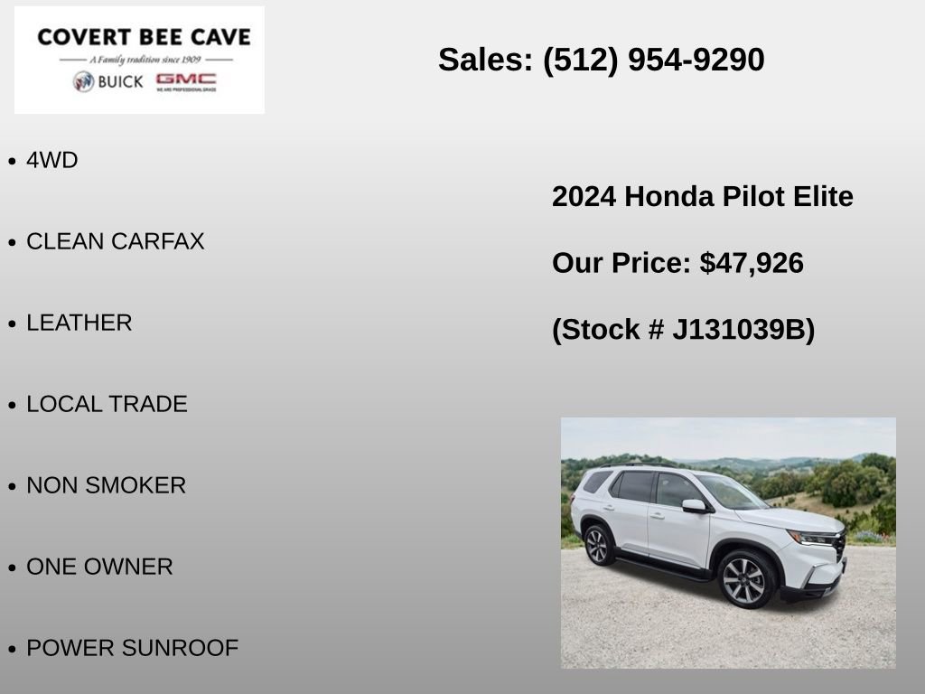 Used 2024 Honda Pilot Elite image 6