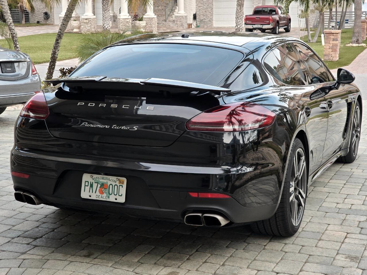 Used 2014 Porsche Panamera Turbo S w/ Exterior Package in Black image 44