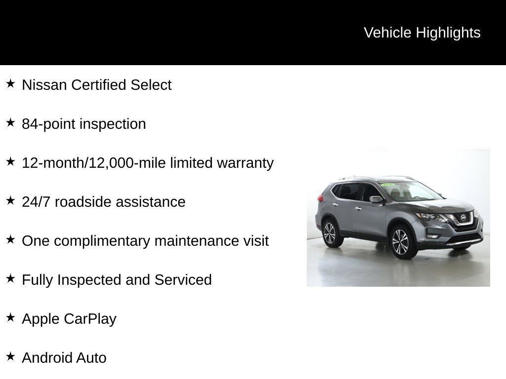 Used 2020 Nissan Rogue SV w/ Sun & Sound Touring Package AWD/4WD image 3