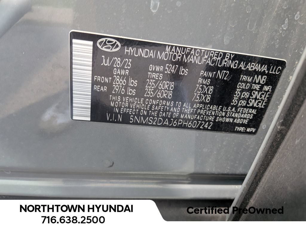 Certified 2023 Hyundai Santa Fe SEL AWD/4WD image 36