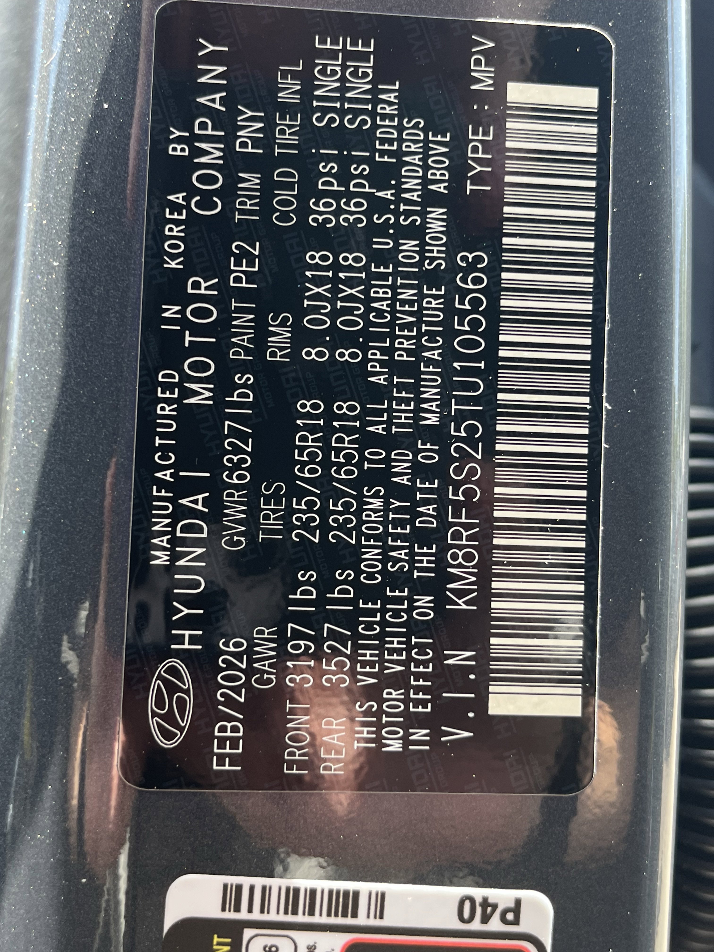 New 2026 Hyundai Palisade SE FWD image 32
