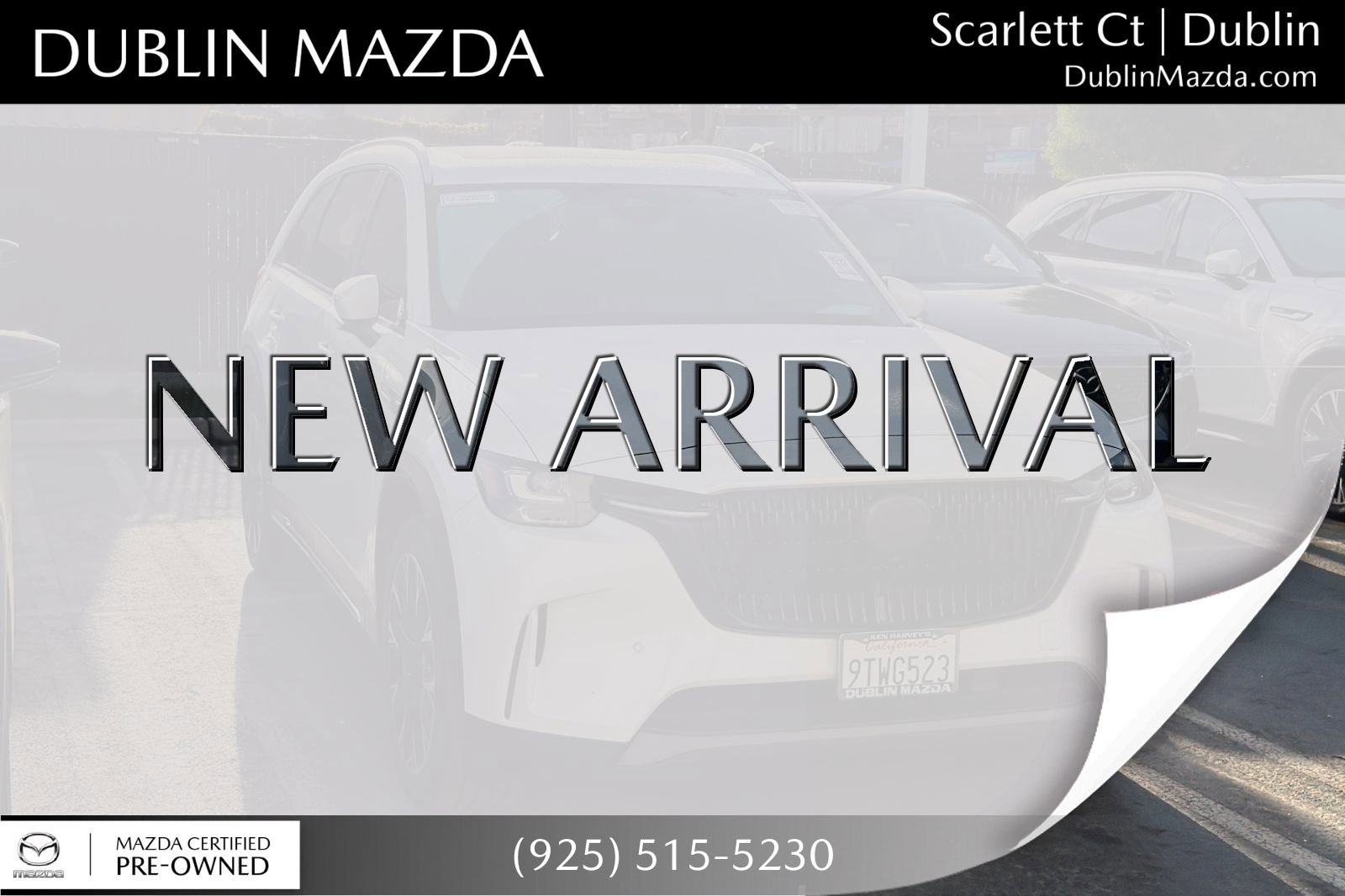 Certified 2025 MAZDA CX-90 Plug-In Hybrid w/ Premium Plus image 1