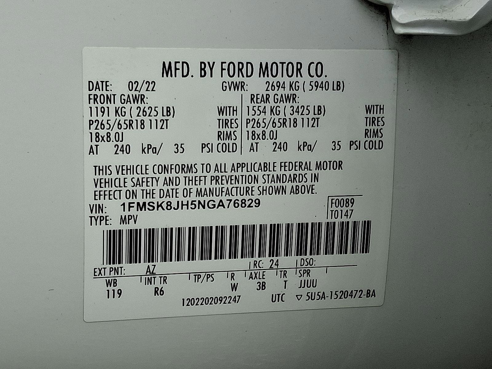 Used 2022 Ford Explorer Timberline image 30