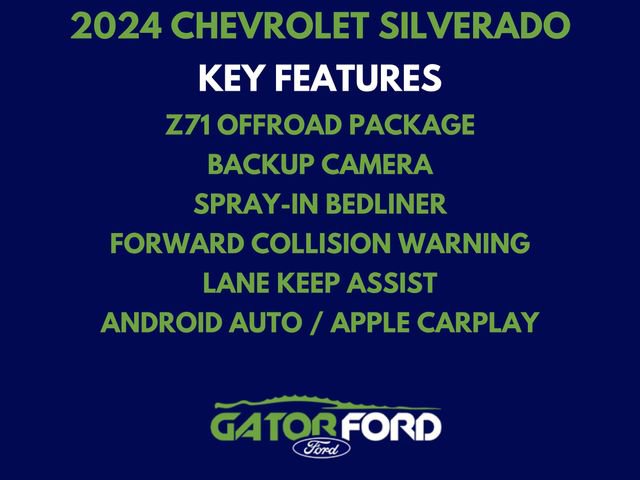 Used 2024 Chevrolet Silverado 1500 Custom Trail Boss w/ LPO, Dark Essentials Package image 15