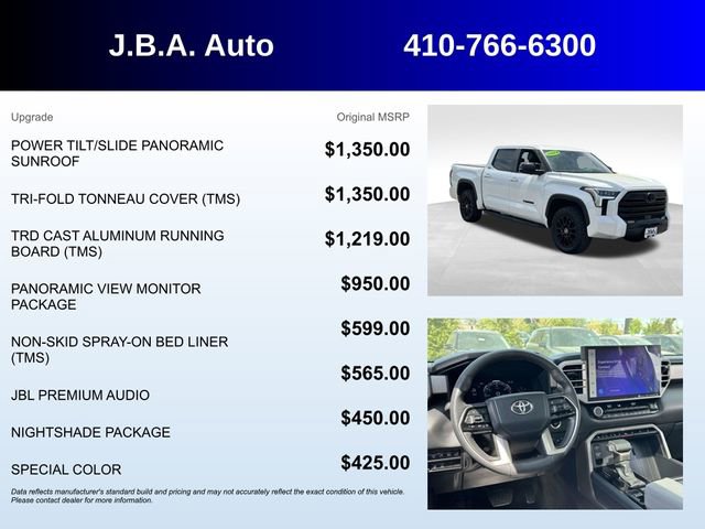 Used 2024 Toyota Tundra Limited AWD/4WD image 5