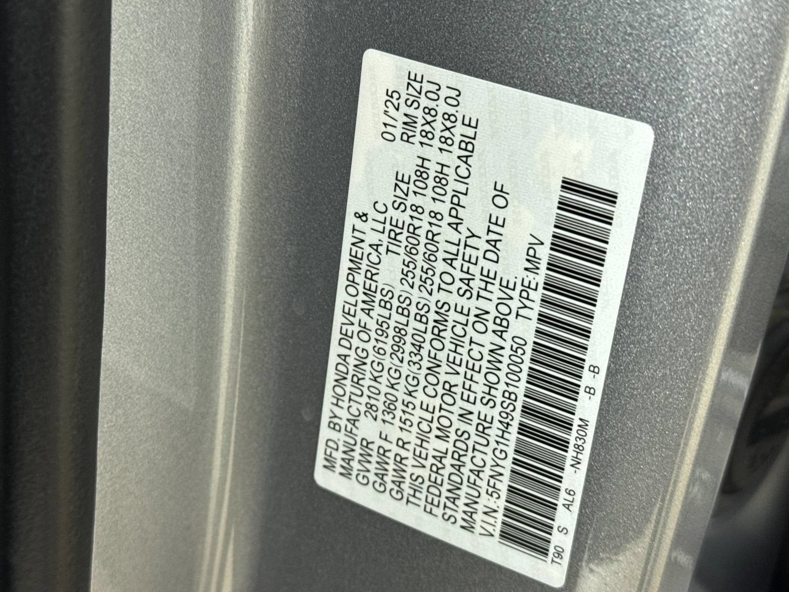 Certified 2025 Honda Pilot EX-L image 29