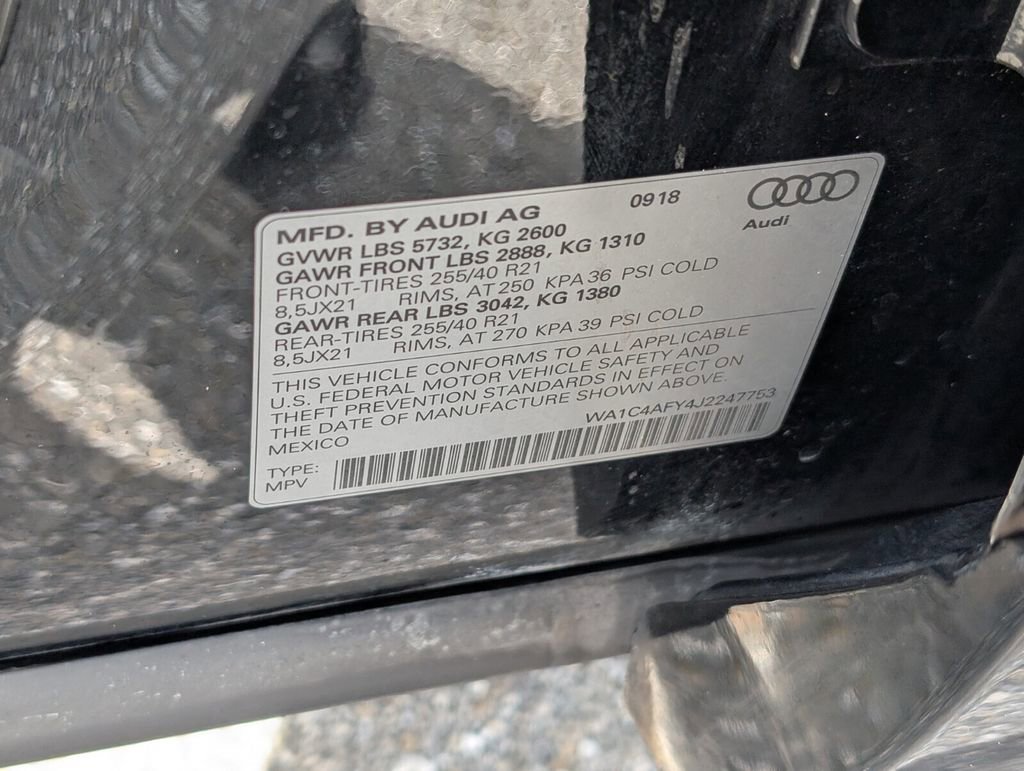 Used 2018 Audi SQ5 Prestige w/ Prestige Package image 21