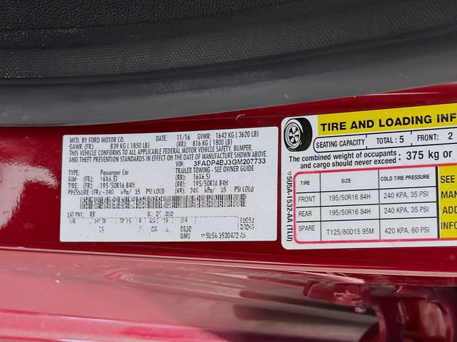 Used 2016 Ford Fiesta SE w/ Cold Weather Package FWD image 35
