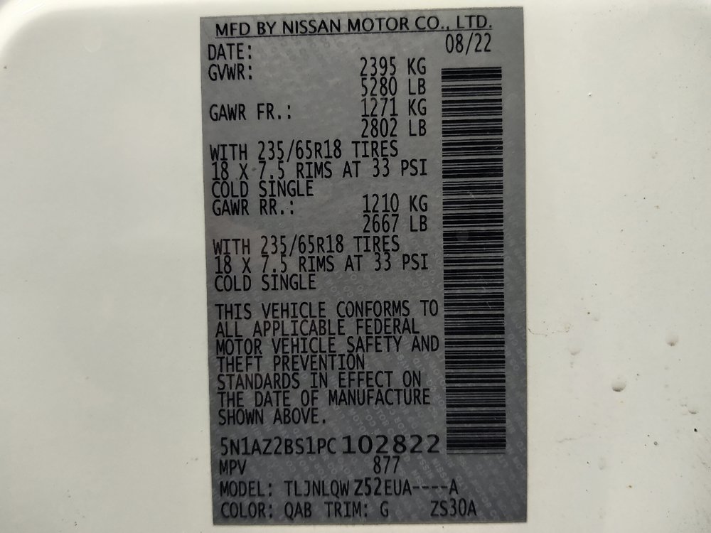 Used 2023 Nissan Murano SV AWD/4WD image 33