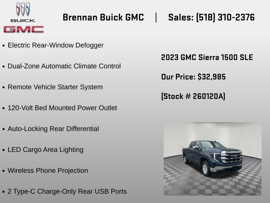 Certified 2023 GMC Sierra 1500 SLE AWD/4WD image 18