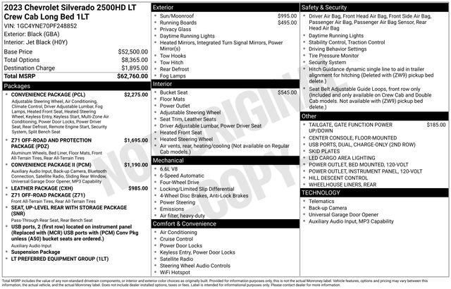 Used 2023 Chevrolet Silverado 2500 LT w/ Convenience Package AWD/4WD image 7