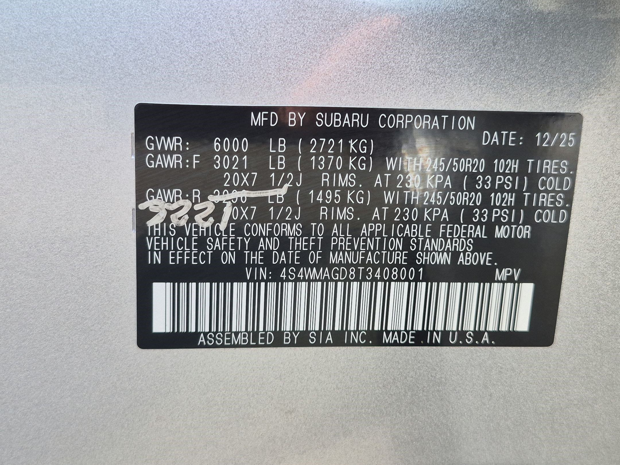 Certified 2026 Subaru Ascent Limited AWD/4WD image 34
