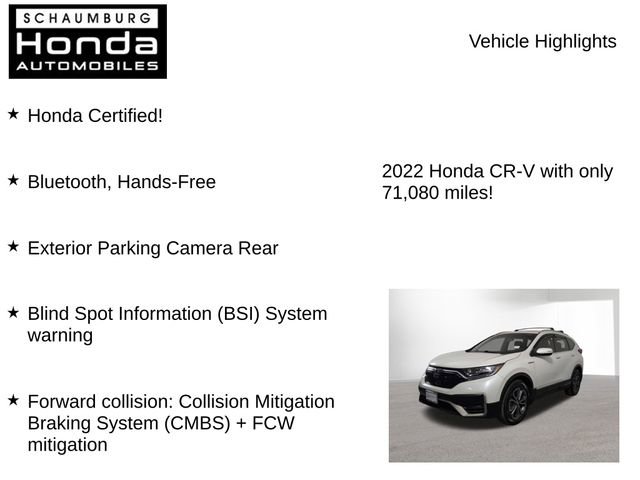Certified 2022 Honda CR-V EX-L image 7